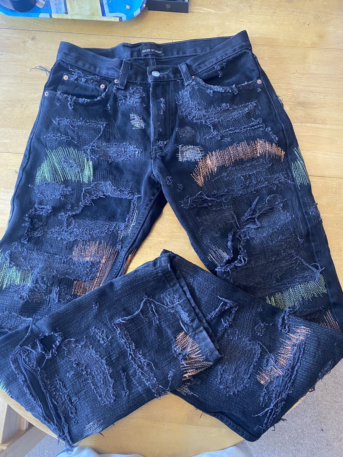 Vintage Mask Studios Scab Denim | Grailed