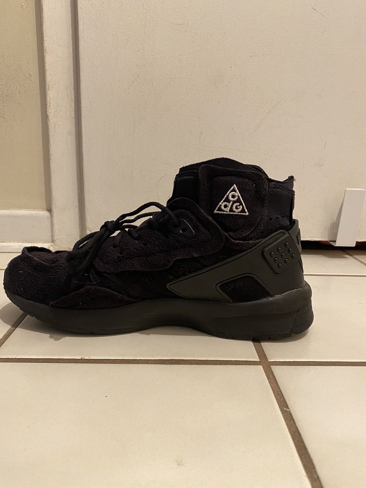 Comme des Garcons Homme Plus Comme des Garcons x Air Mowabb Black Size US 8 / EU 41 - 2 Thumbnail