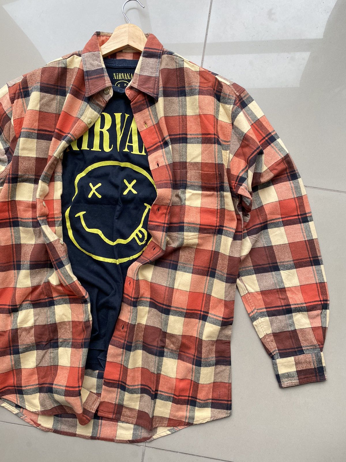 Flannel × Vintage Vintage Flannel Checkered Shirt Travis Scott Style Size US L / EU 52-54 / 3 - 3 Thumbnail