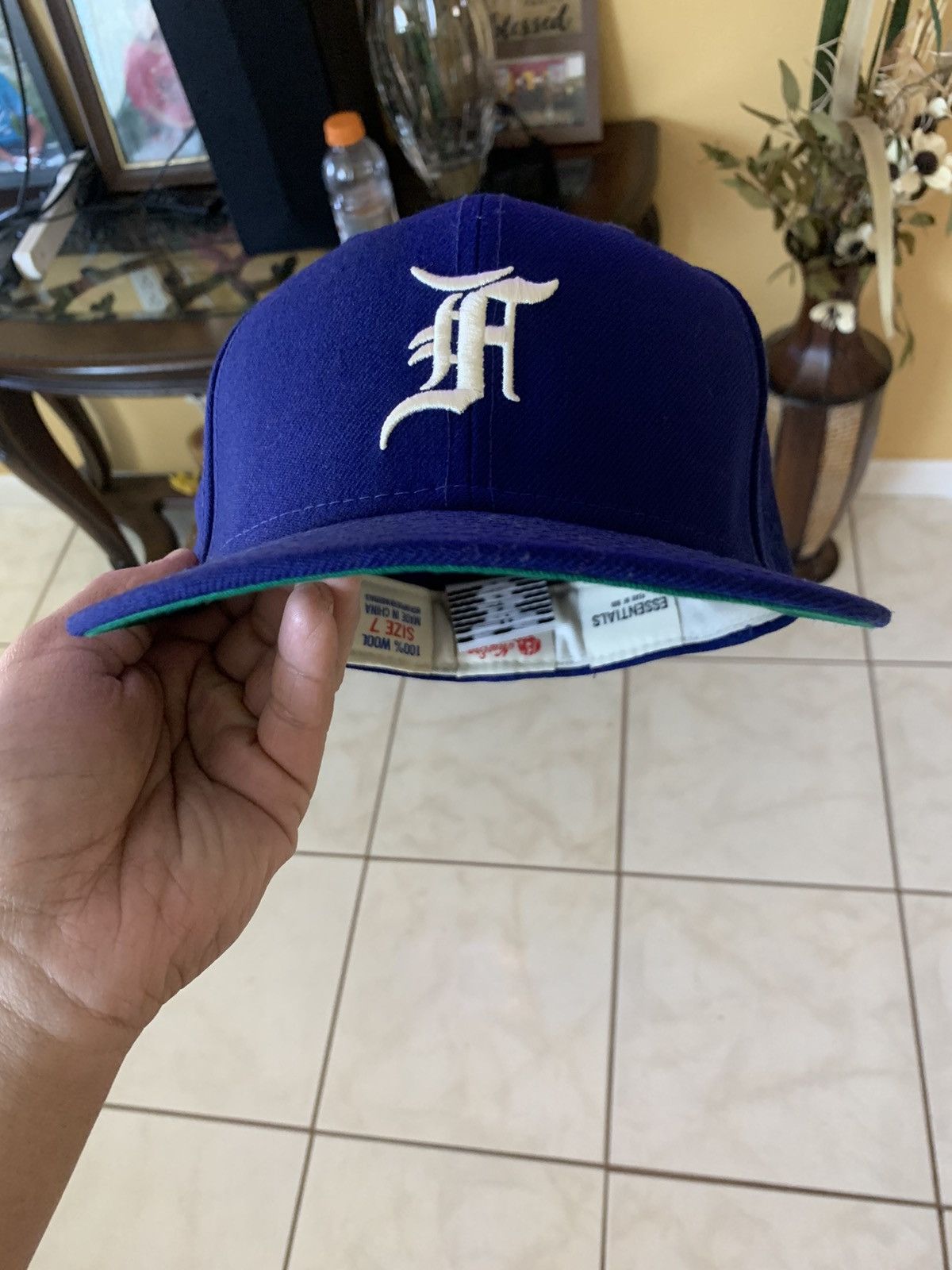 Fear of God Fear of God Essentials New Era Fitted Cap Royal Blue