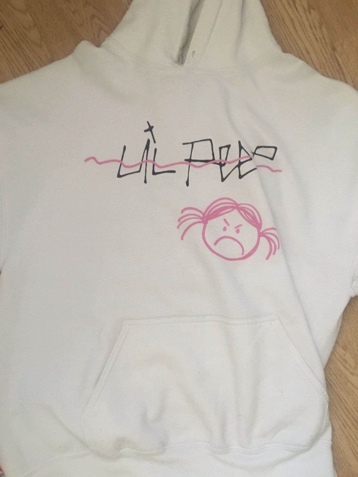 Lil peep angry girl hoodie outlet black