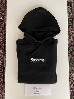 Supreme Box Logo Hooded Sweatshirt FW/21 Hoodie Black 2021 Medium