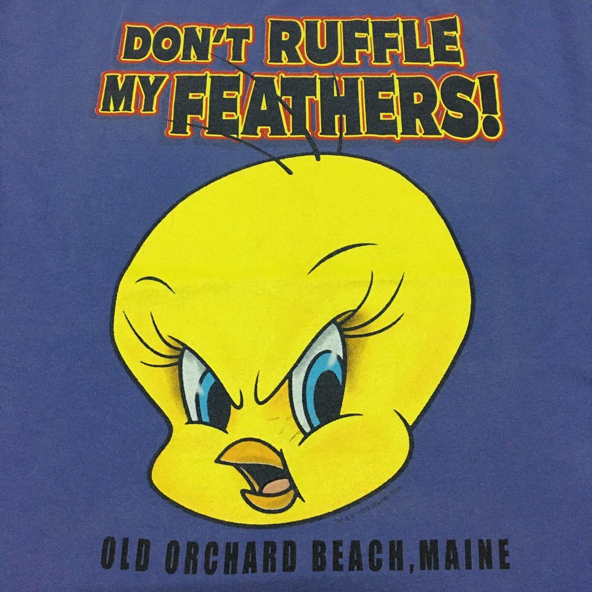 Cartoon Network × Vintage × Warner Bros Rare‼️🔥Vintage Tweety Don't Ruffle My Feathers! T-Shirt Size US S / EU 44-46 / 1 - 3 Thumbnail