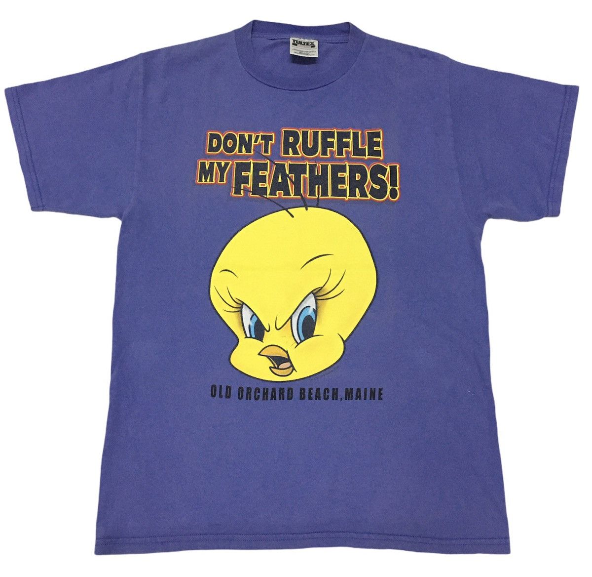Cartoon Network × Vintage × Warner Bros Rare‼️🔥Vintage Tweety Don't Ruffle My Feathers! T-Shirt Size US S / EU 44-46 / 1 - 1 Thumbnail
