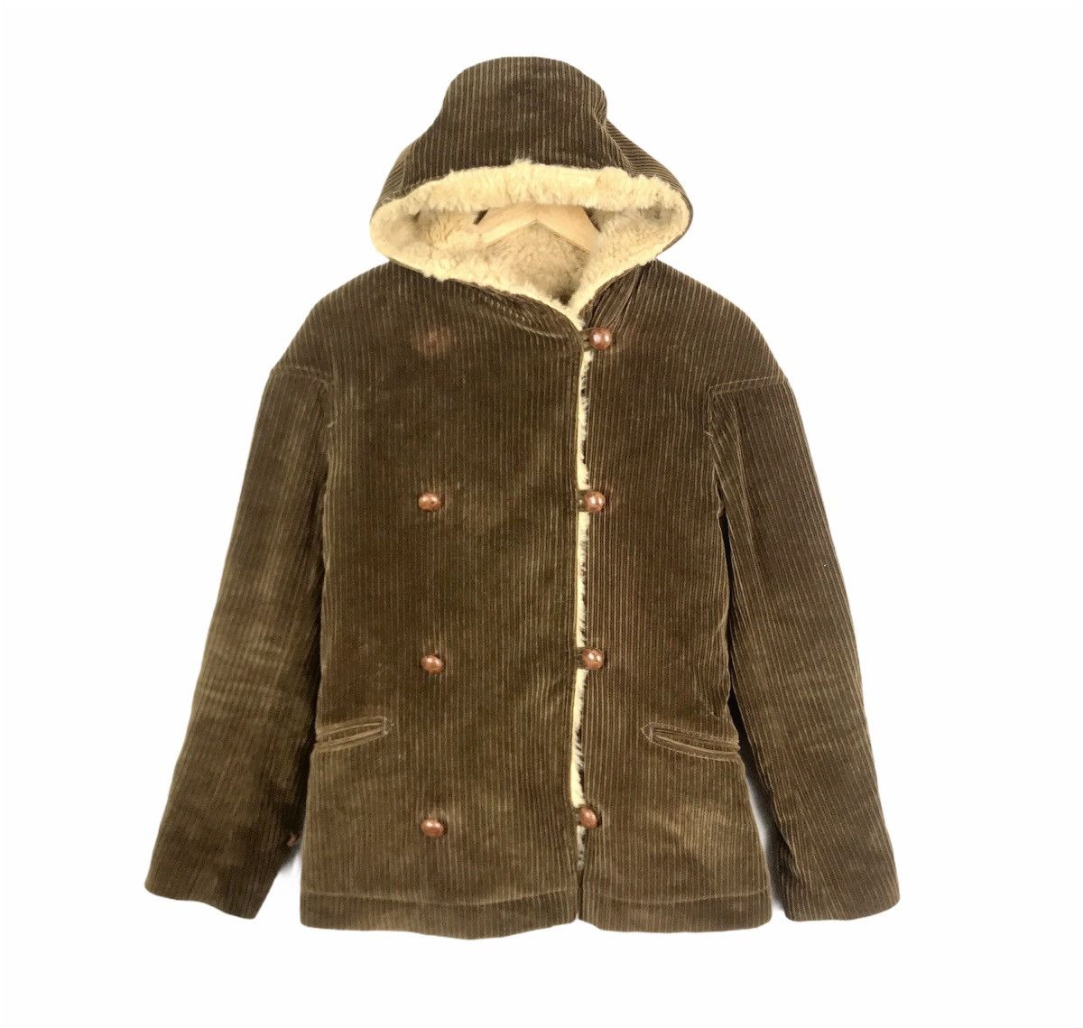Needles Needles Japan With Fur Faux Peacoat Jacket Small Size Size US S / EU 44-46 / 1 - 1 Thumbnail