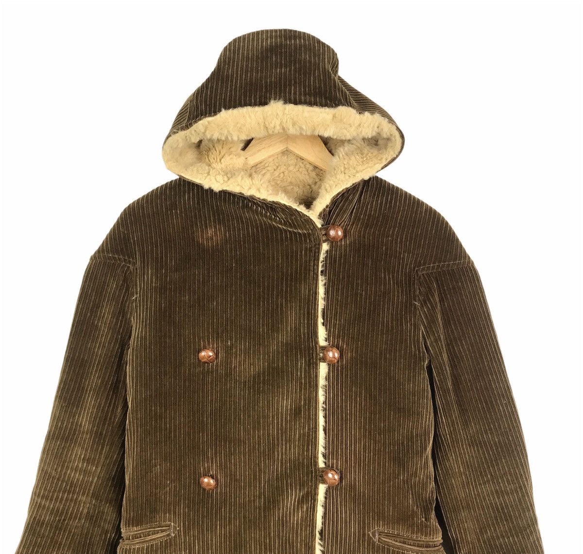 Needles Needles Japan With Fur Faux Peacoat Jacket Small Size Size US S / EU 44-46 / 1 - 2 Thumbnail