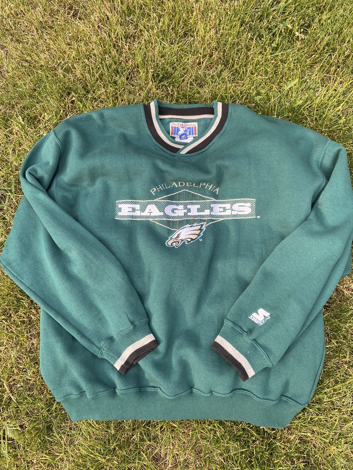 90's Philadelphia Eagles Starter NFL Crewneck Sweatshirt Size Large – Rare  VNTG