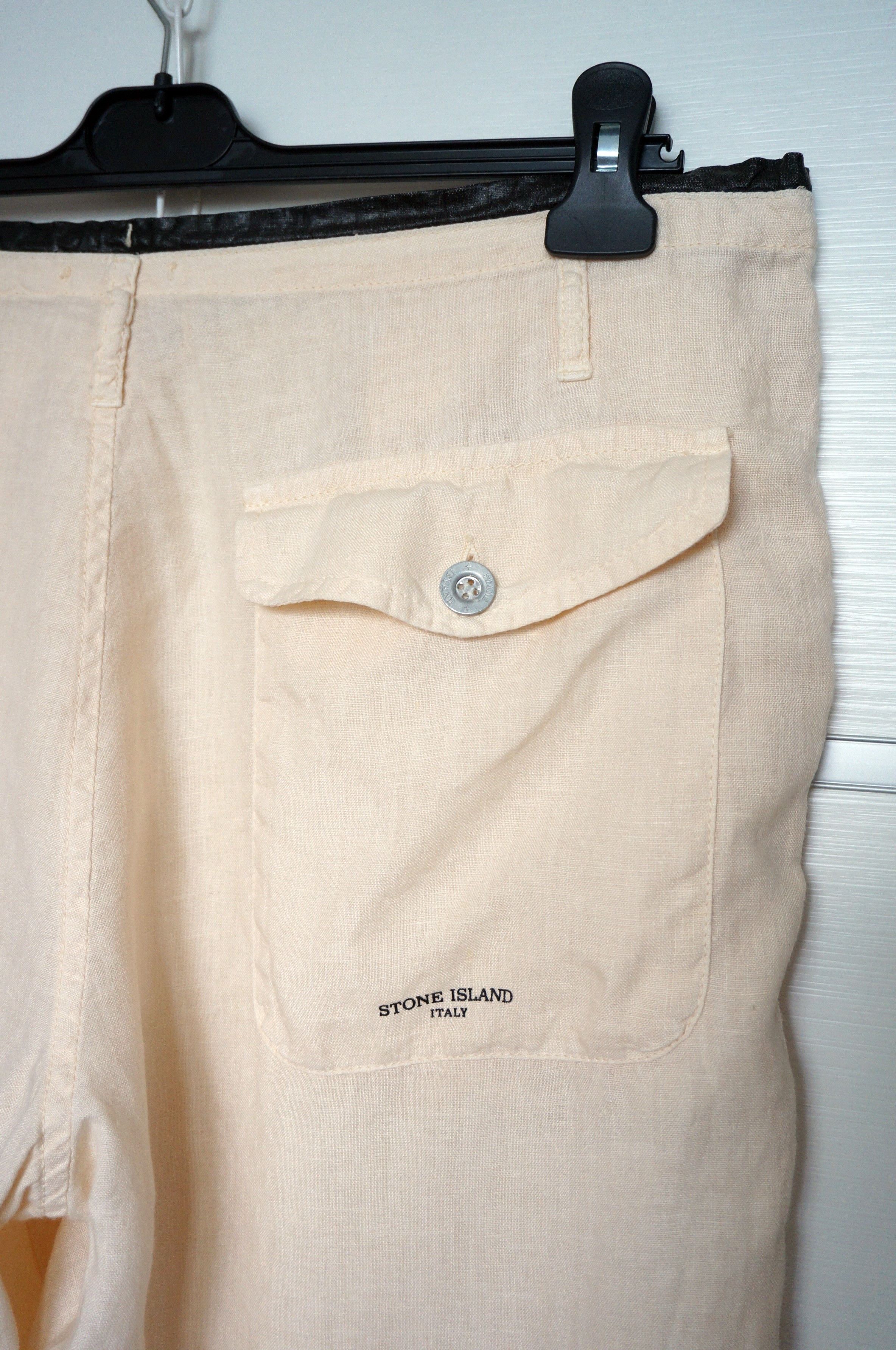 Stone Island Stone Island linen casual pants Grailed