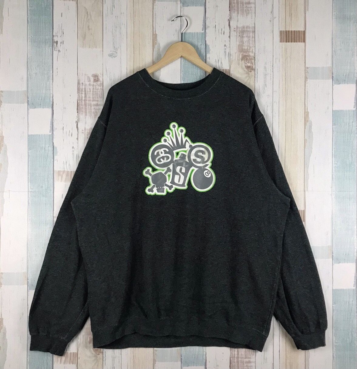 Stussy Stussy Glow In The Dark Logo Sweatshirt | Grailed