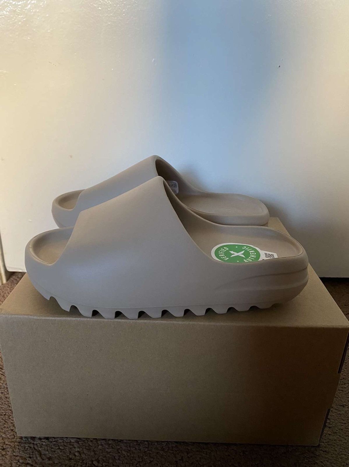 Adidas Yeezy Slides “Pure” | Grailed