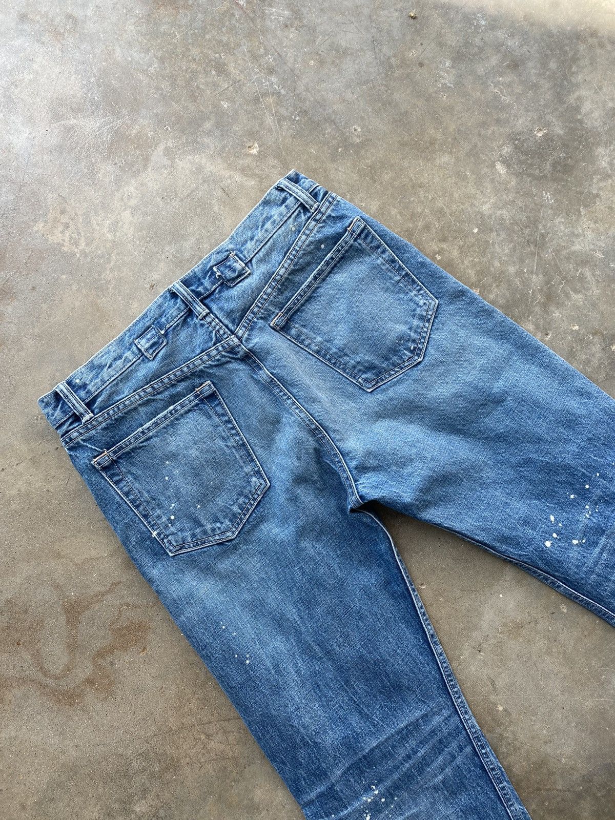 Helmut Lang Helmut Lang Classic 5 Pocket Paint Splatter Denim Jeans 28 Size US 28 / EU 44 - 5 Thumbnail