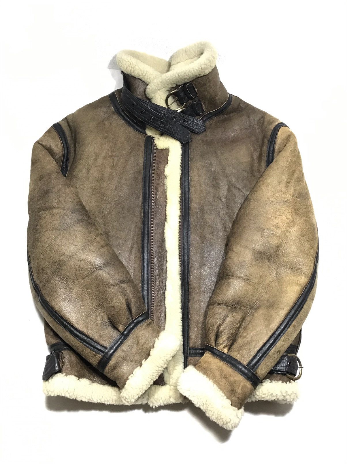 ORCHARD MOTORCYCLE Type B-3 Shearling Bomber Jacket