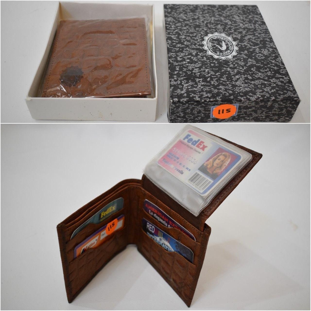Other Italian Leather Crocodile Pressed Men Wallet 115 | Grailed