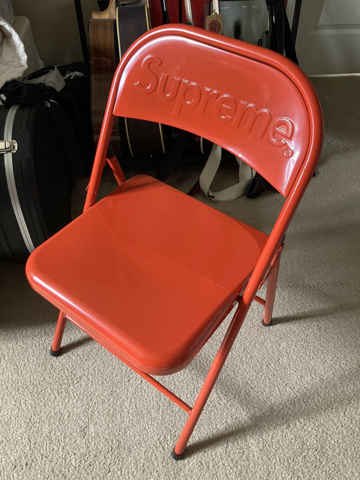 Supreme Supreme Metal Folding Chair Red | Grailed