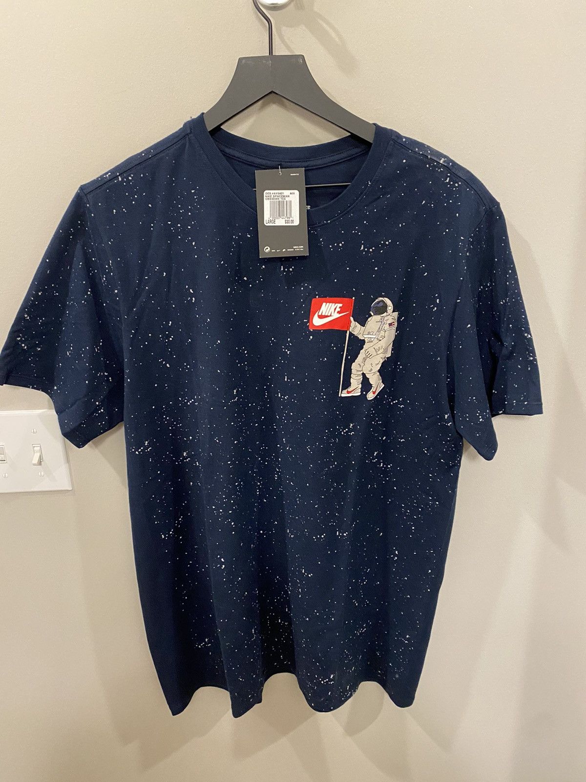 Nike Spaceman Obsidian Tee Grailed