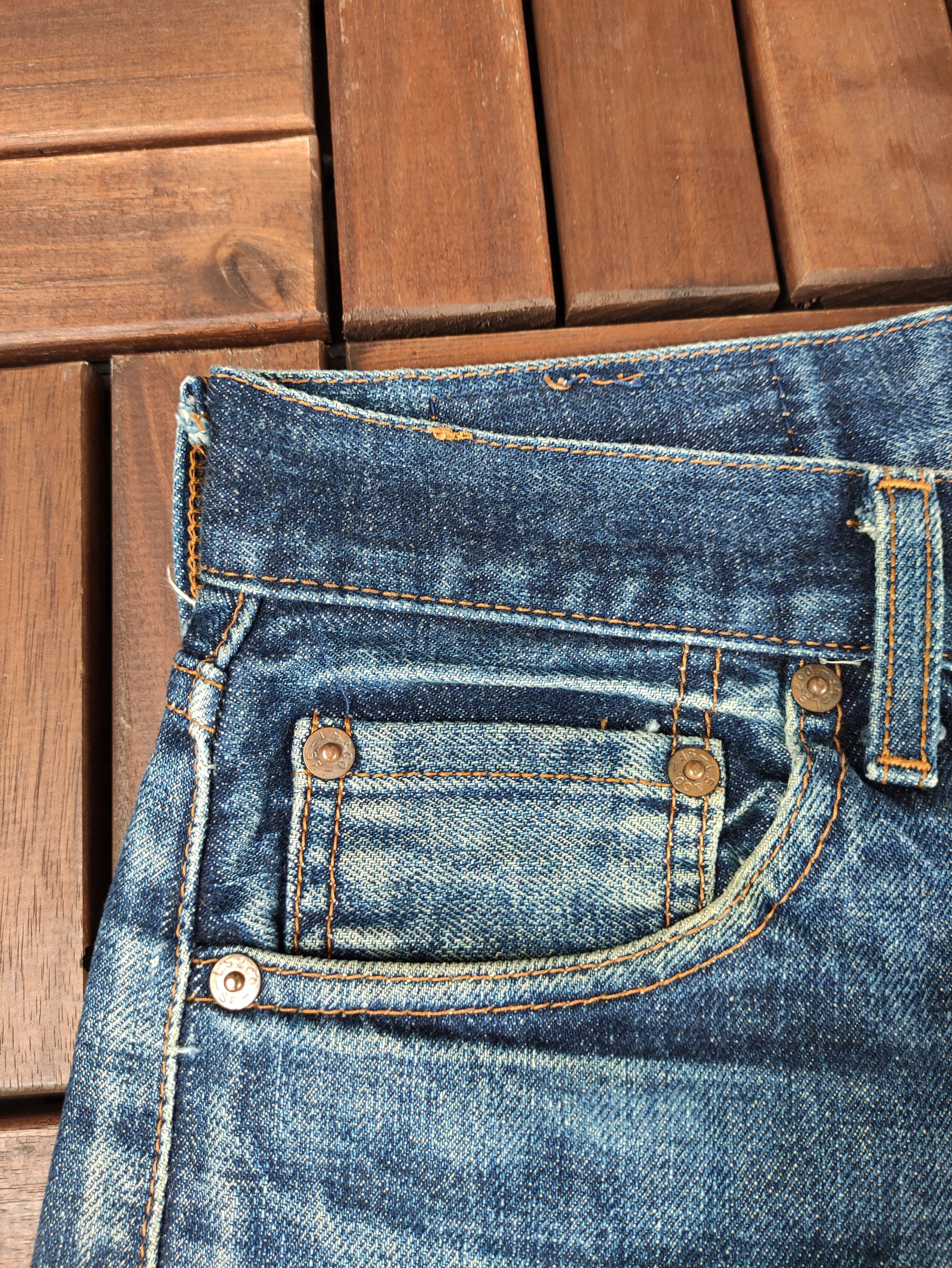 Levi's Levis Lot 502- XX Selvedge Jeans Made In Japan Size US 31 - 12 Thumbnail