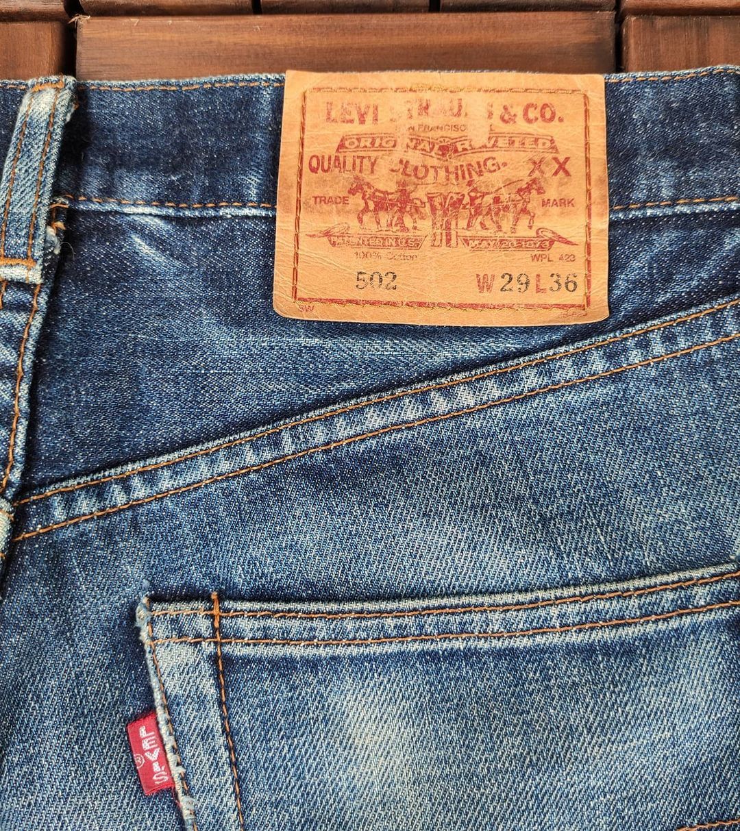 Levi's Levis Lot 502- XX Selvedge Jeans Made In Japan Size US 31 - 6 Thumbnail