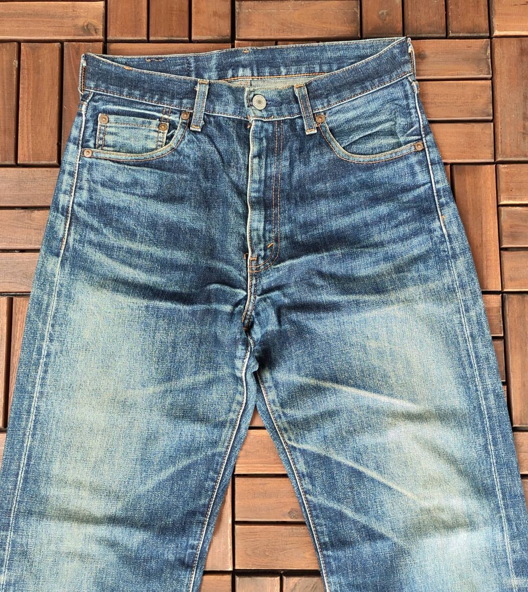 Levi's Levis Lot 502- XX Selvedge Jeans Made In Japan Size US 31 - 3 Thumbnail