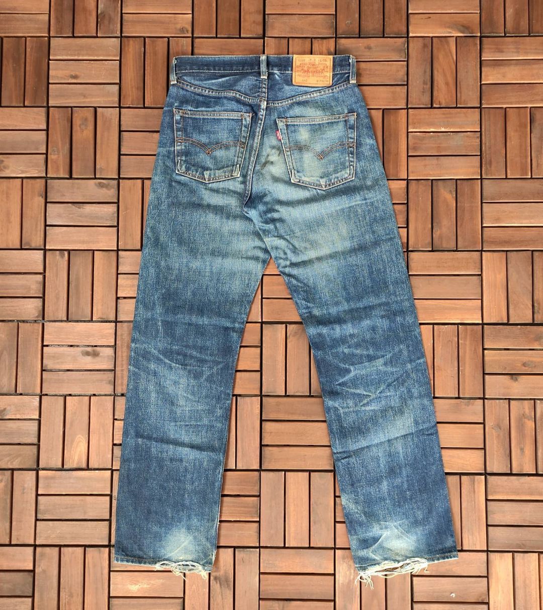 Levi's Levis Lot 502- XX Selvedge Jeans Made In Japan Size US 31 - 2 Thumbnail