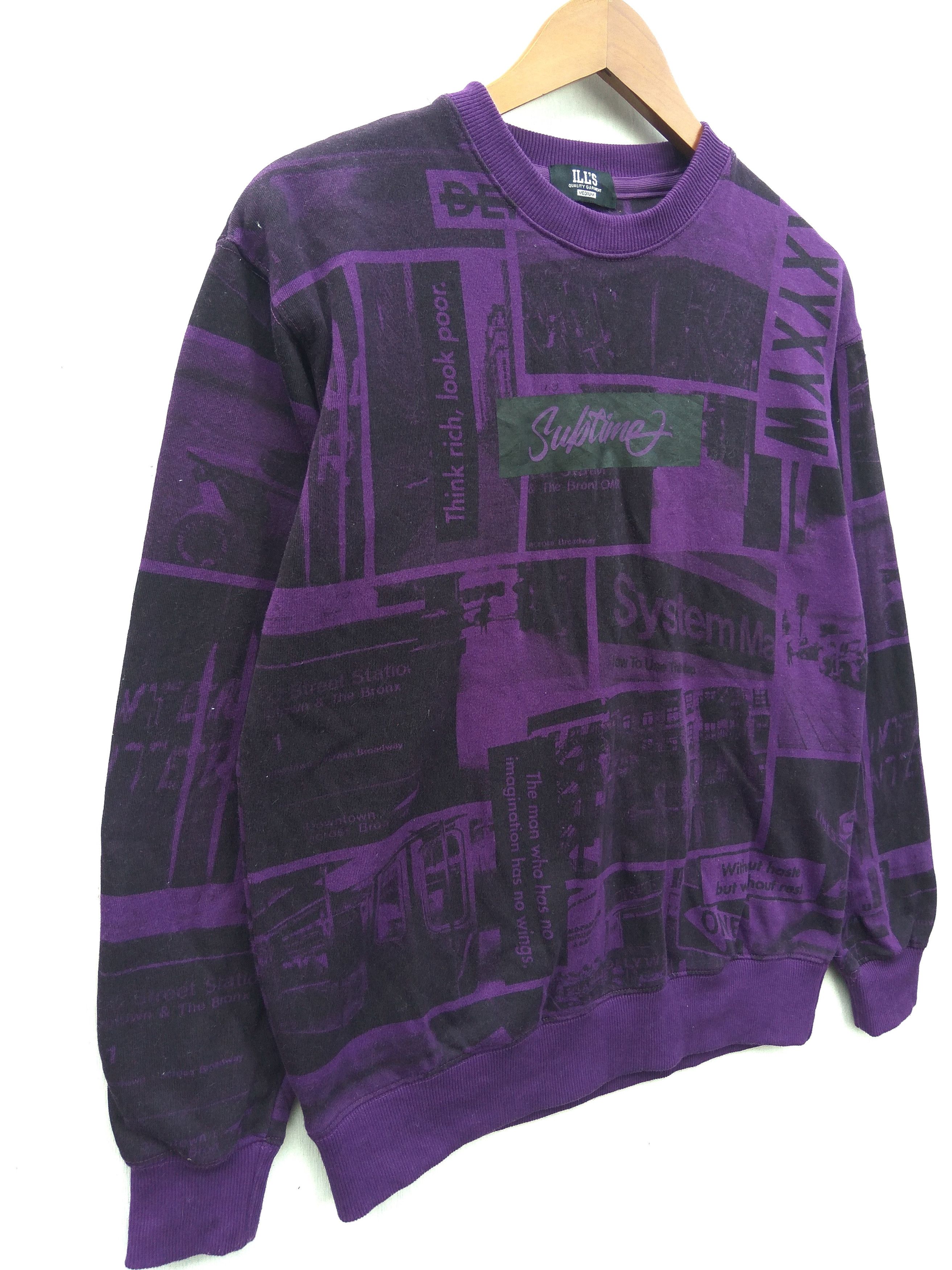 Japanese Brand Ill's sweatshirt full print Hysteric Glamour design Size US M / EU 48-50 / 2 - 2 Thumbnail