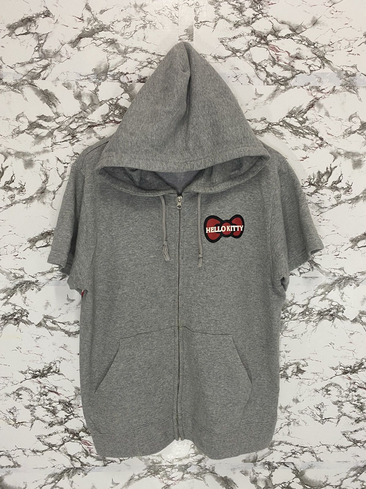 Cartoon Network × Japanese Brand Hello Kitty Big Logo Hoodie Zip Up Size US M / EU 48-50 / 2 - 2 Thumbnail
