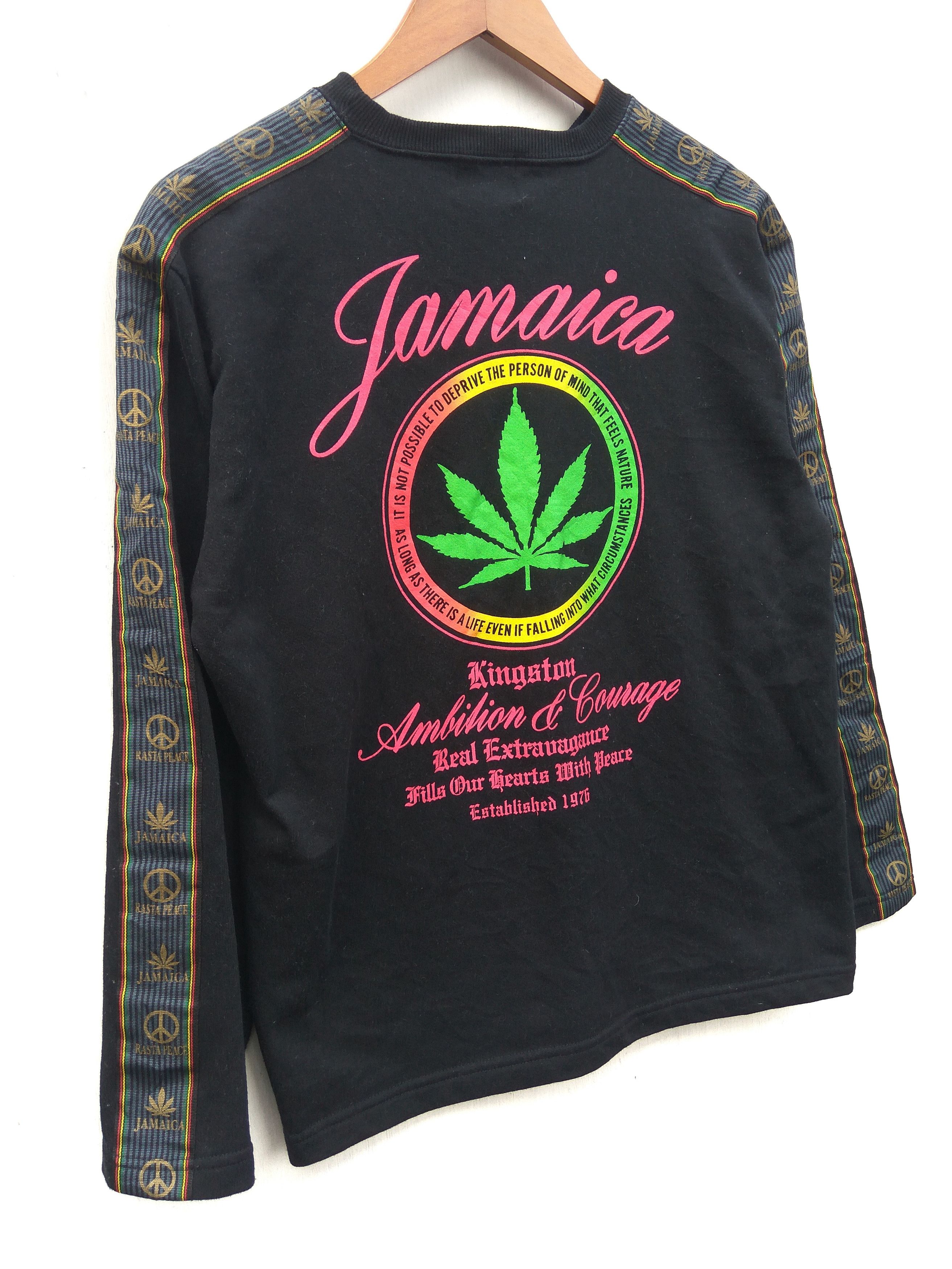 Cross Colours × Vintage Vintage Jamaica sweatshirt rasta sidetape Size US M / EU 48-50 / 2 - 2 Thumbnail