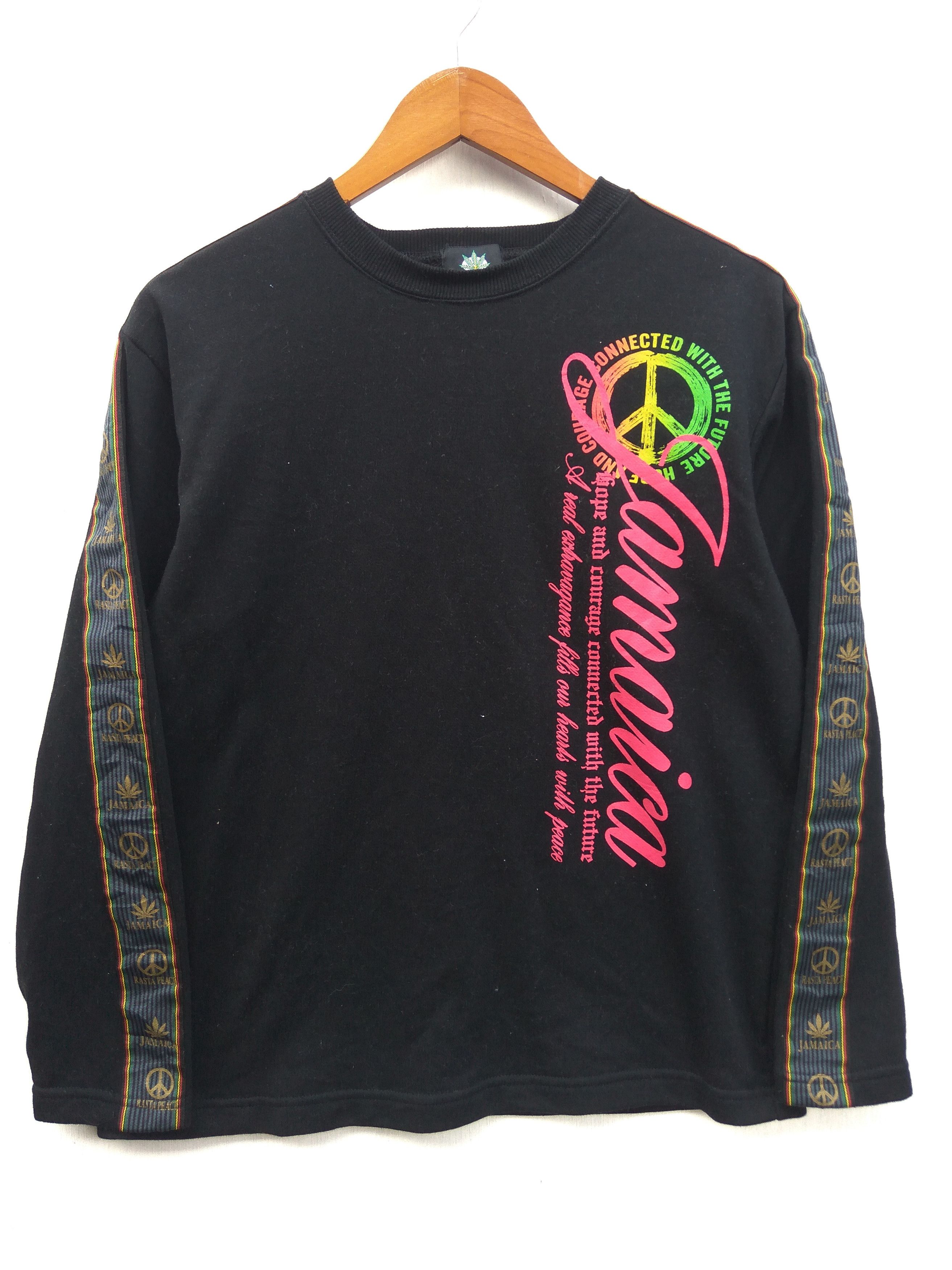 Cross Colours × Vintage Vintage Jamaica sweatshirt rasta sidetape Size US M / EU 48-50 / 2 - 4 Thumbnail
