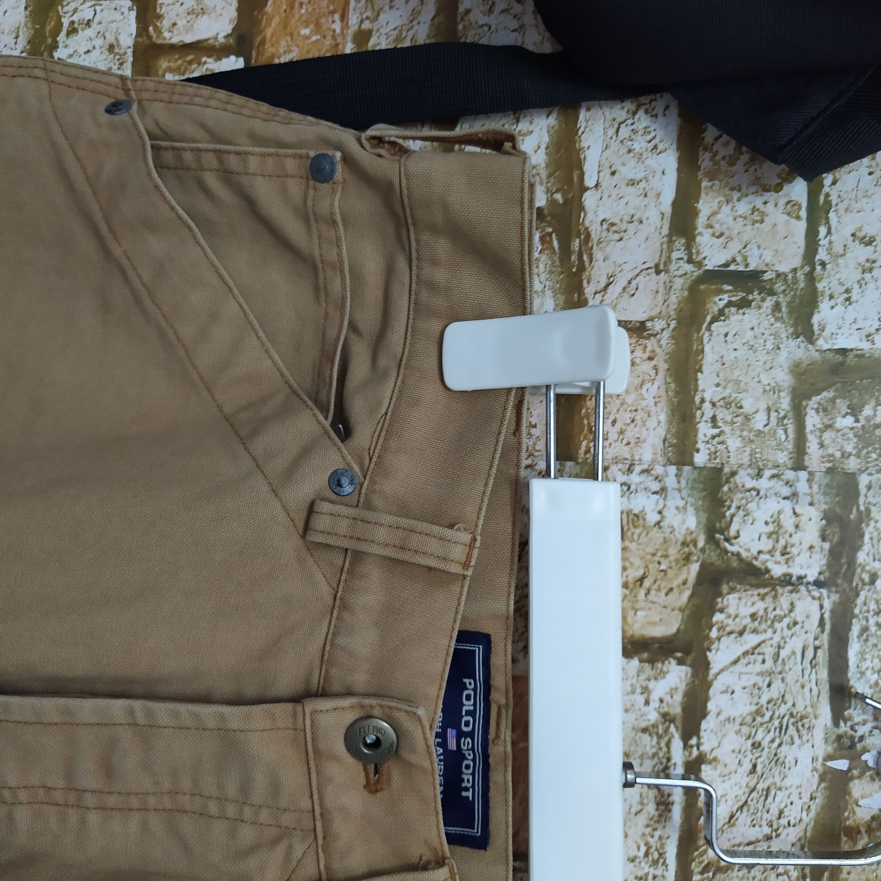 Polo Ralph Lauren × Vintage POLO SPORTMAN DOUBLE KNEE DUCK CANVAS TROUSER (B980) Size US 30 / EU 46 - 3 Thumbnail