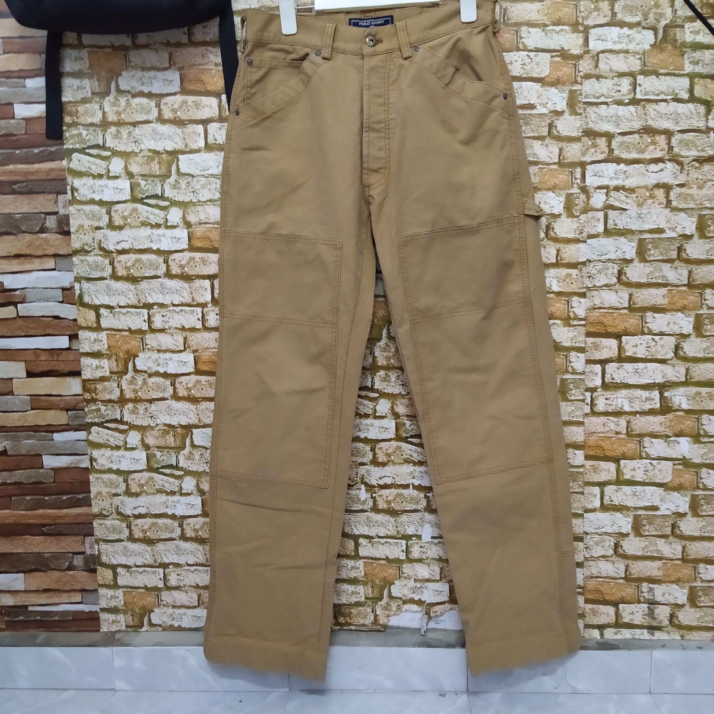 POLO SPORTMAN DOUBLE KNEE DUCK CANVAS TROUSER (B980)