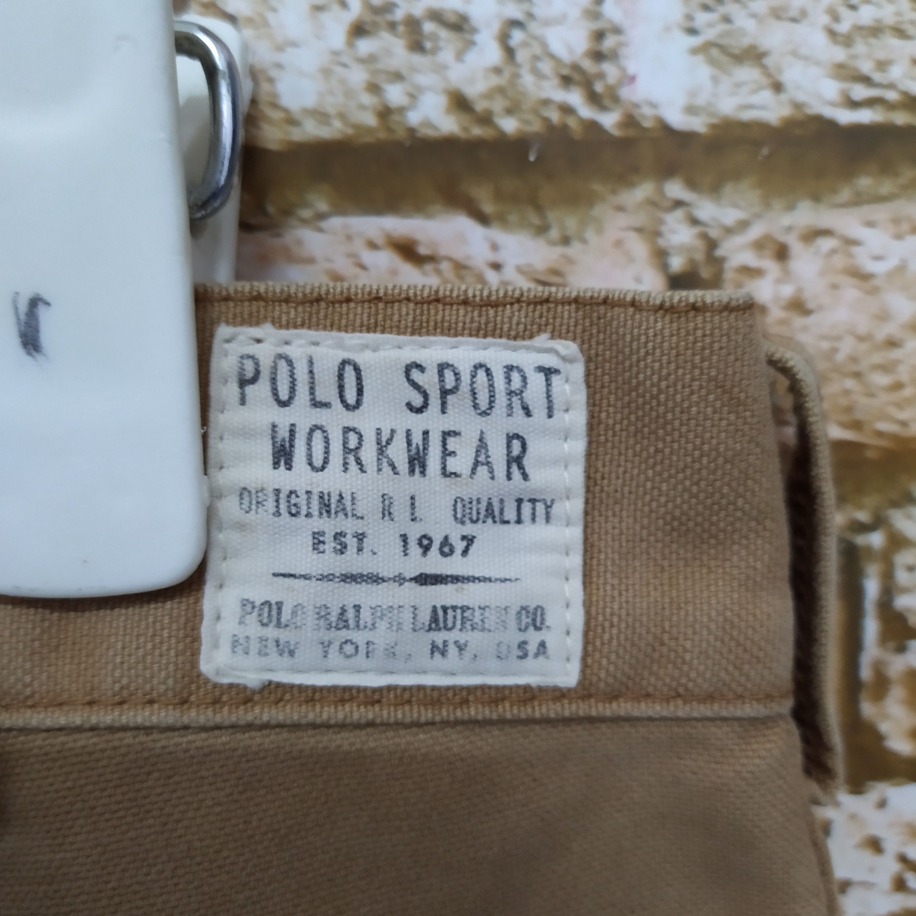 Polo Ralph Lauren × Vintage POLO SPORTMAN DOUBLE KNEE DUCK CANVAS TROUSER (B980) Size US 30 / EU 46 - 6 Thumbnail