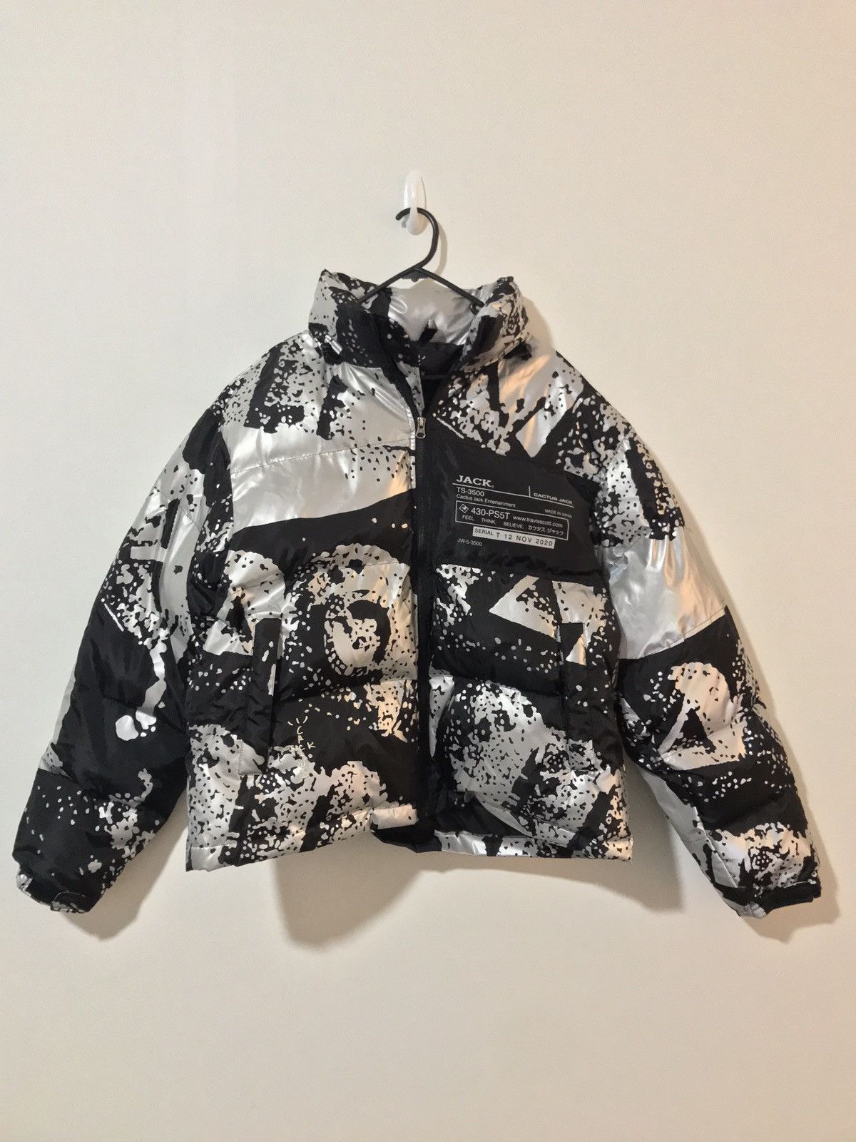 Cactus Jack by Travis Scott PS5 System Reflective Down Puffer