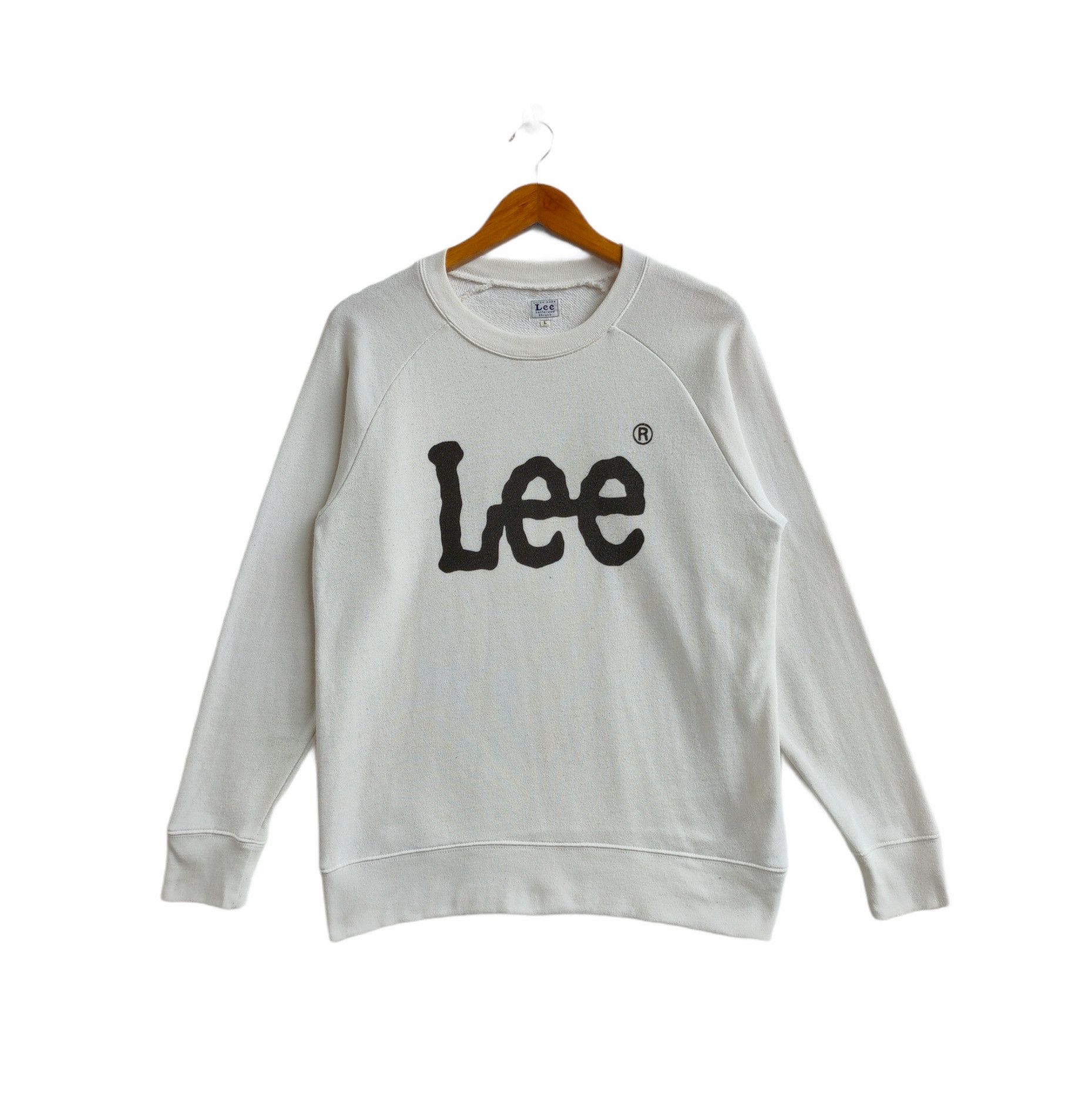 RARE! Vintage LEE Big Logo SPELLOUT Pullover