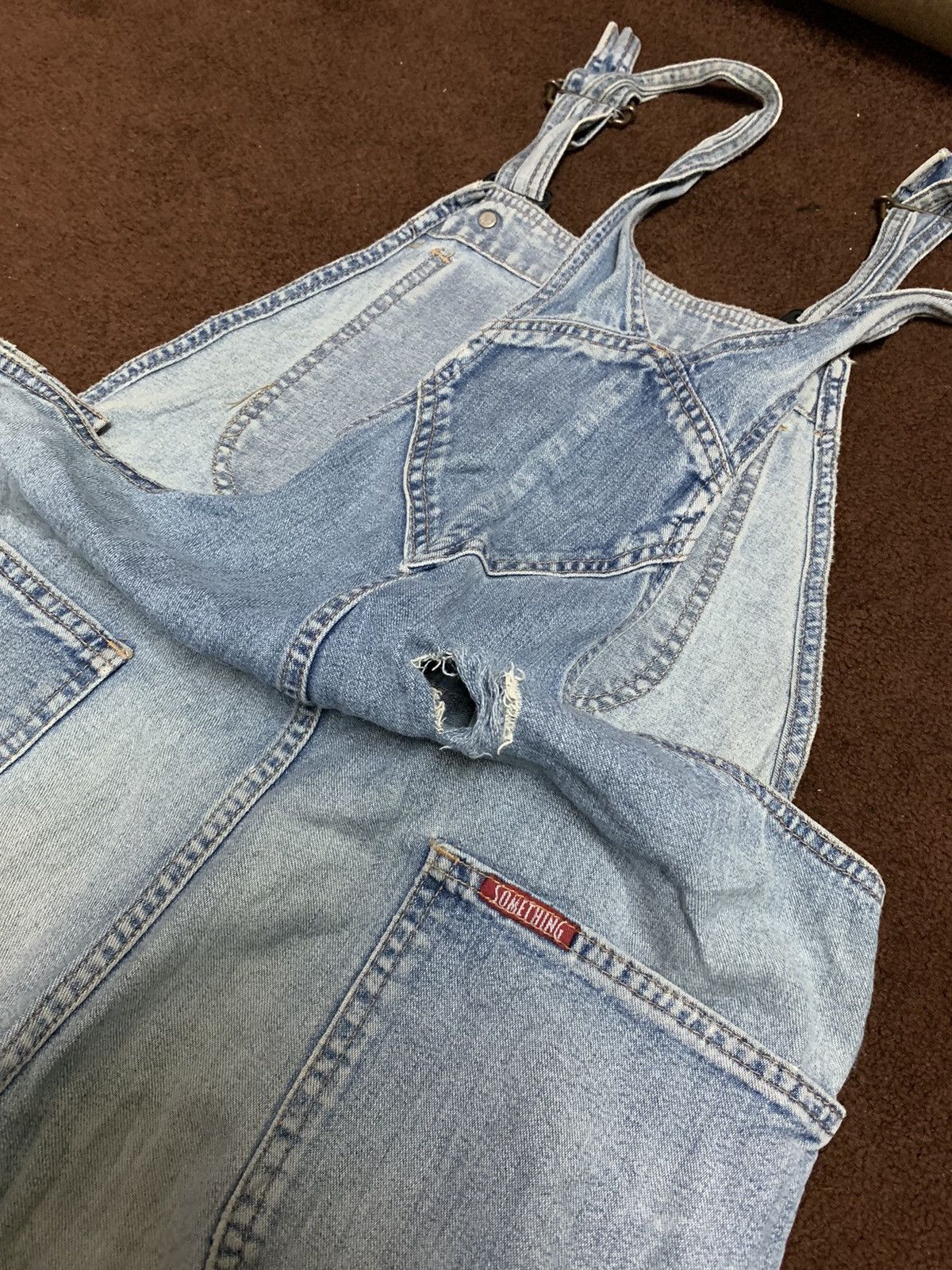 Edwin Vintage Edwin x Something Overall Indigo Street Fashion Size US 33 - 9 Thumbnail