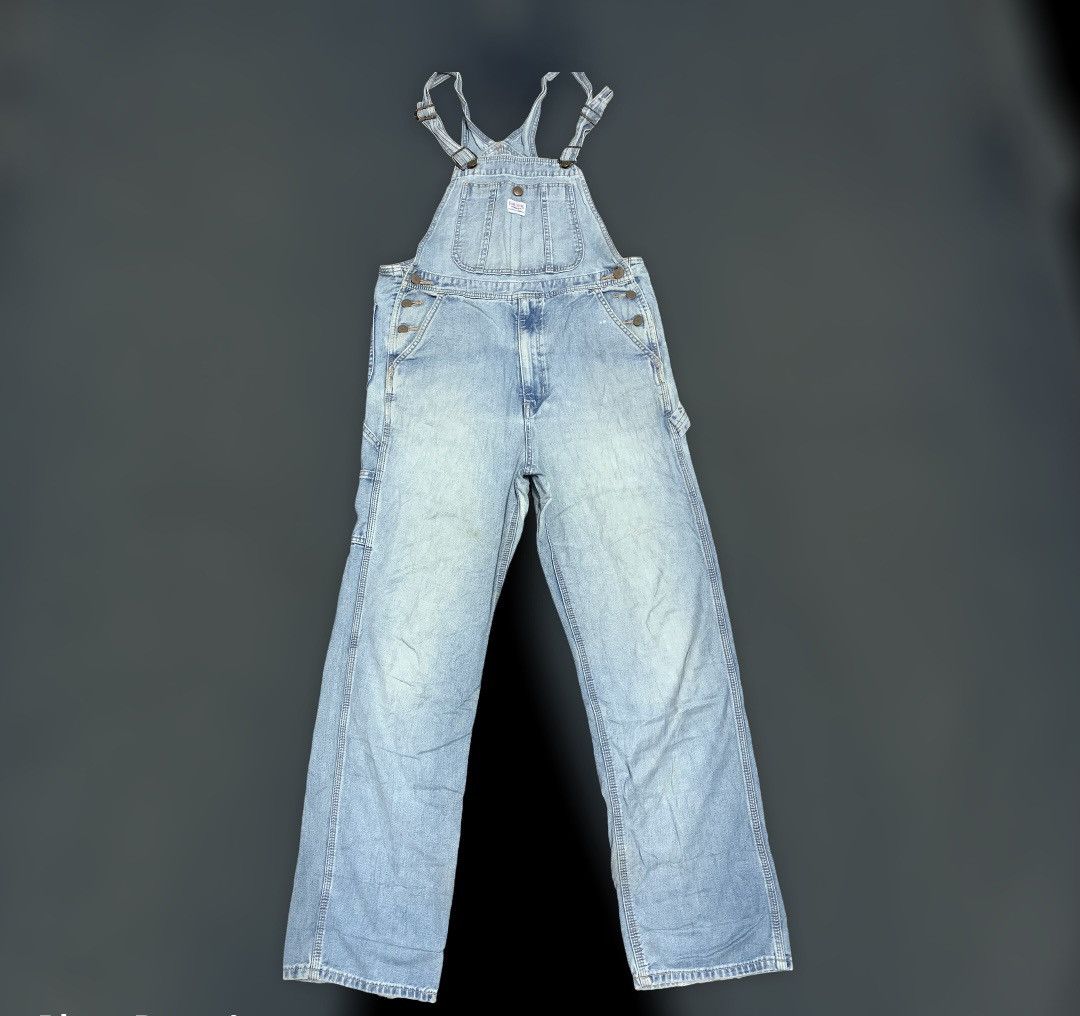 Edwin Vintage Edwin x Something Overall Indigo Street Fashion Size US 33 - 1 Thumbnail