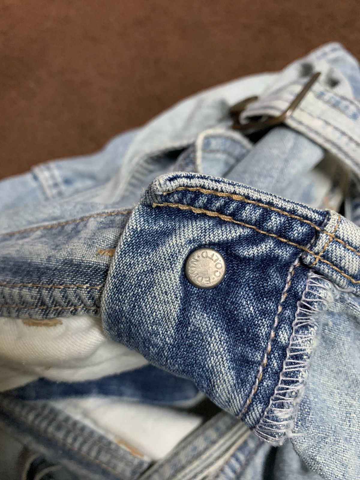 Edwin Vintage Edwin x Something Overall Indigo Street Fashion Size US 33 - 8 Thumbnail