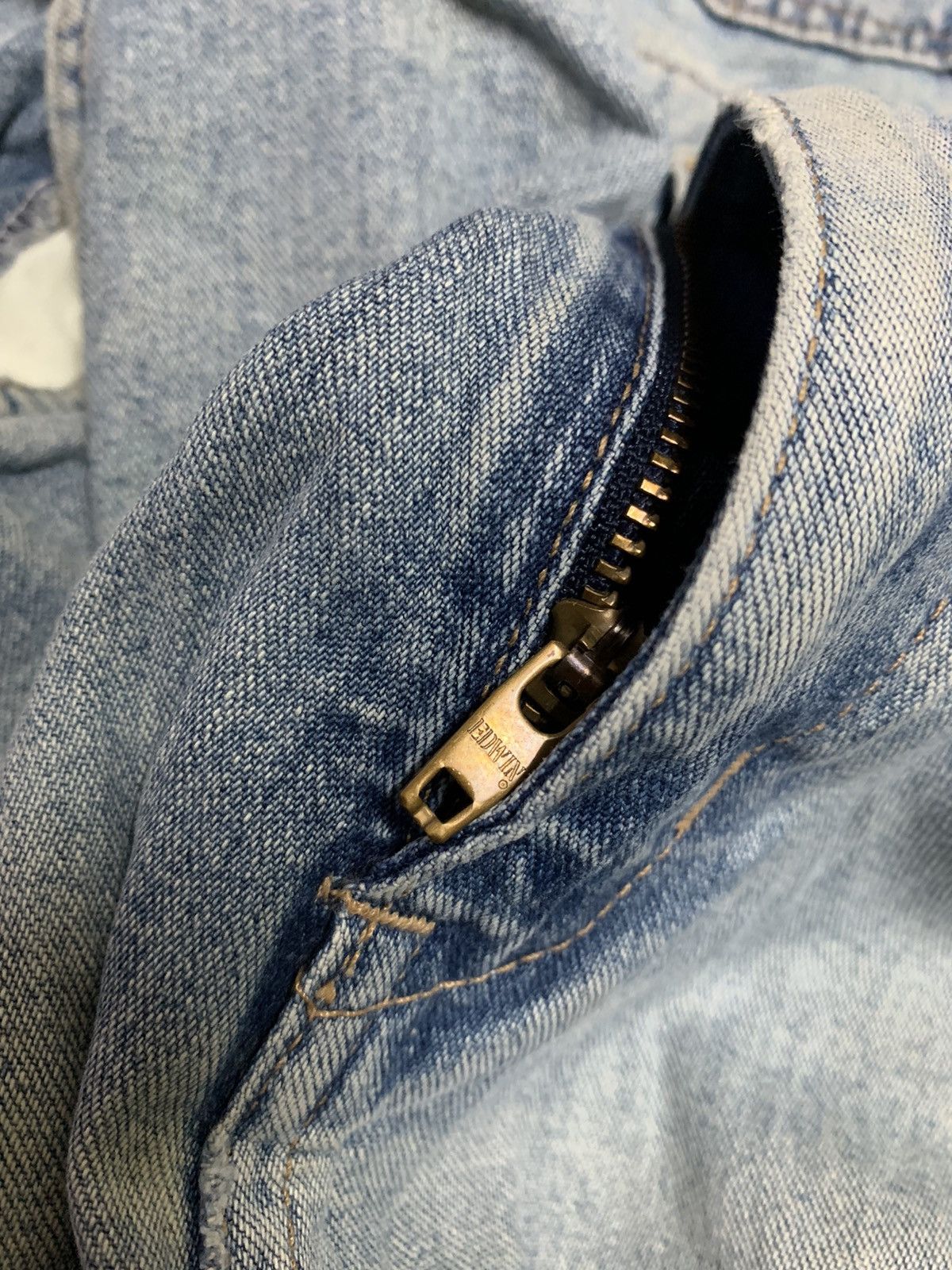 Edwin Vintage Edwin x Something Overall Indigo Street Fashion Size US 33 - 10 Thumbnail