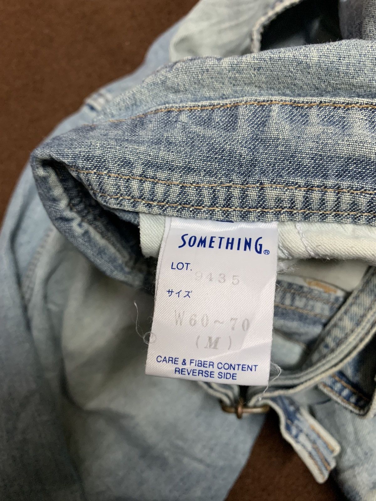 Edwin Vintage Edwin x Something Overall Indigo Street Fashion Size US 33 - 6 Thumbnail