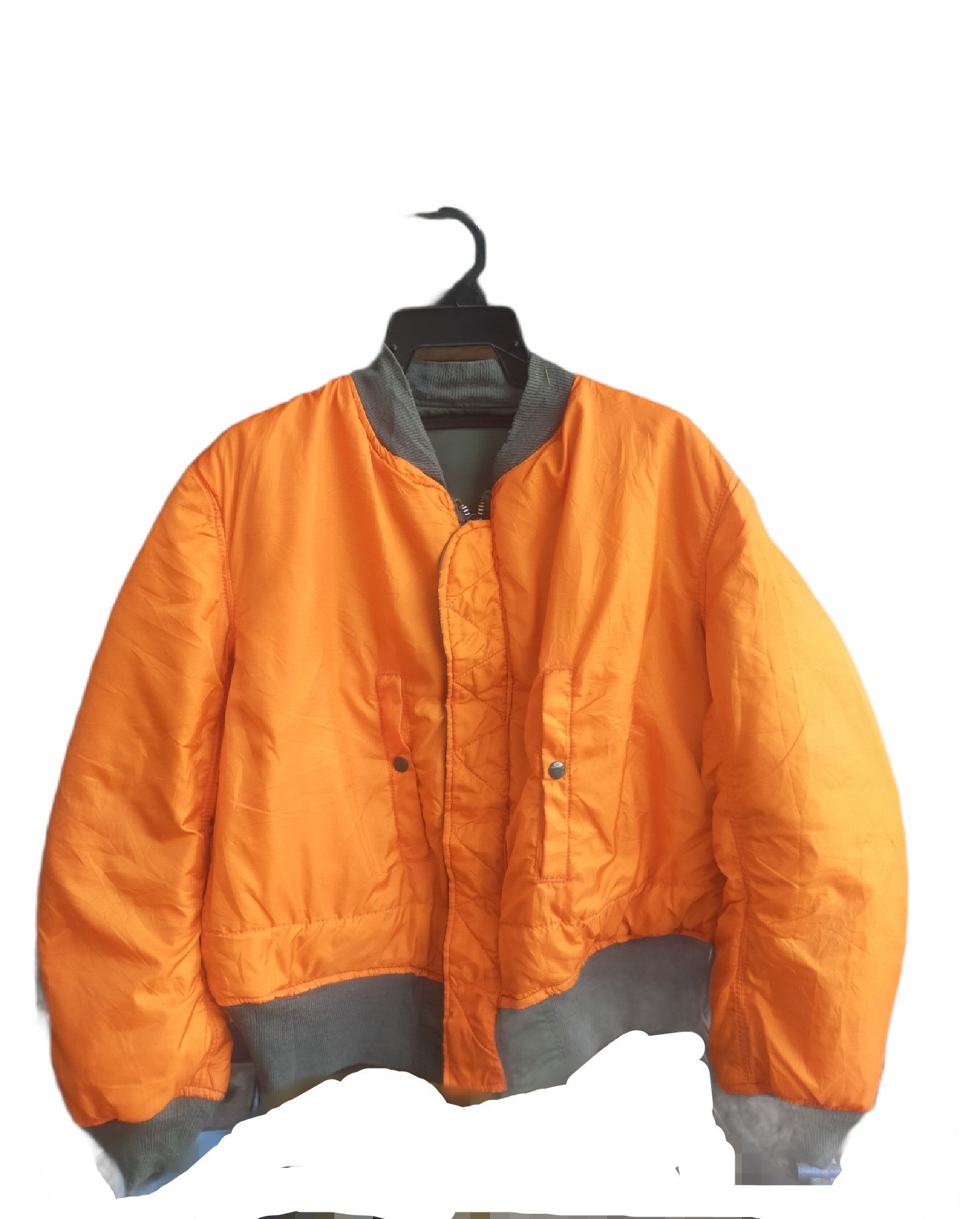 Alpha Industries × Vintage Alpha Industries Bomber Jacket streetwear Size US L / EU 52-54 / 3 - 2 Thumbnail