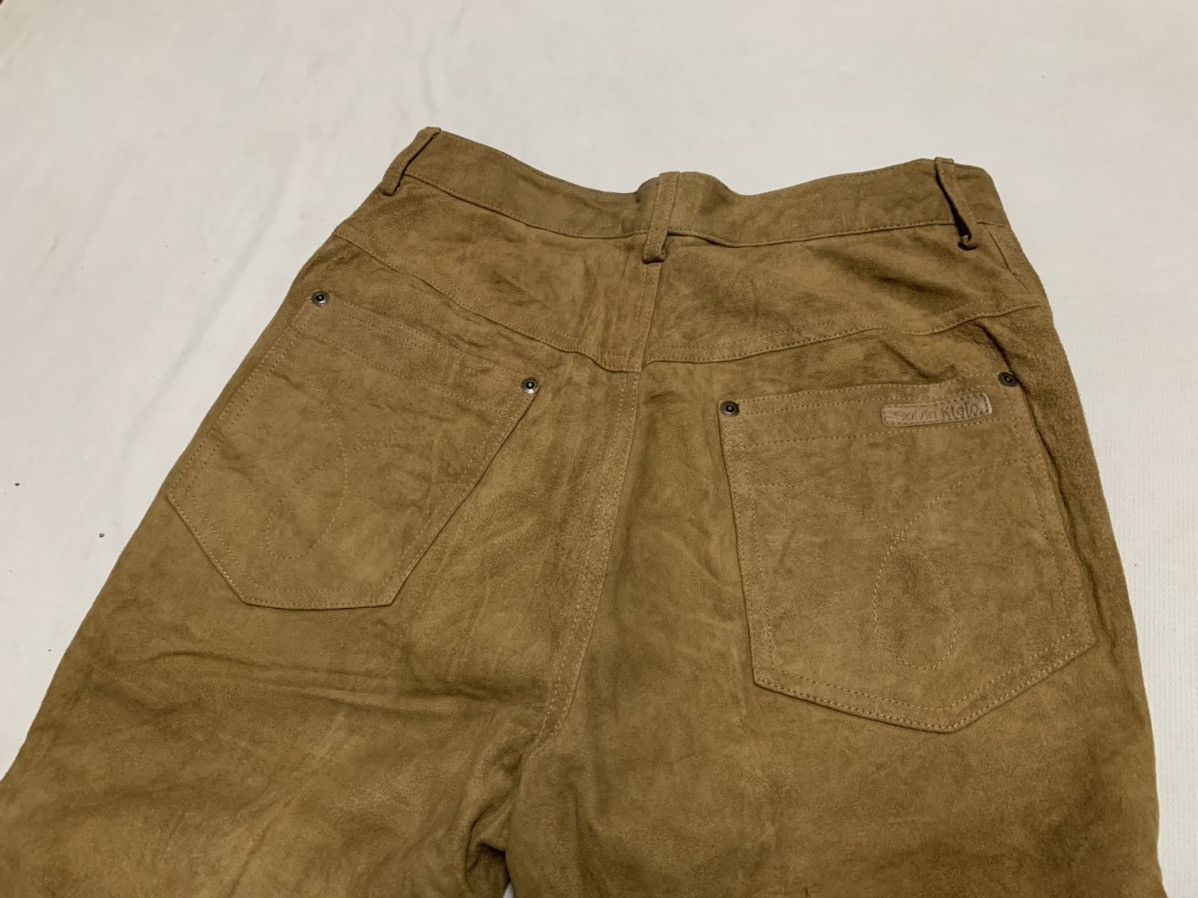 Calvin Klein × Genuine Leather CK Leather Pants - Calvin Klein Leather Trousers Size US 30 / EU 46 - 4 Thumbnail
