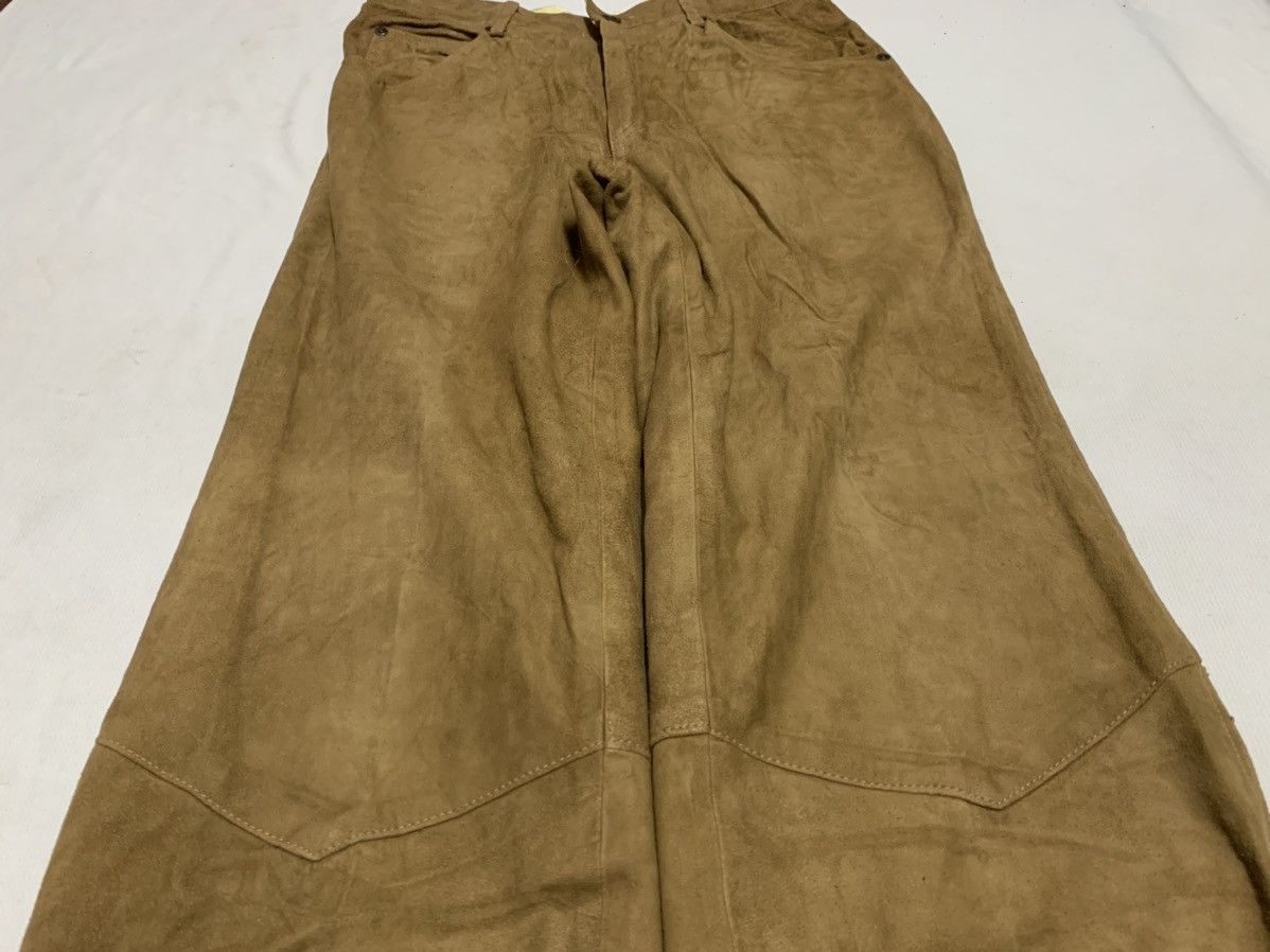 Calvin Klein × Genuine Leather CK Leather Pants - Calvin Klein Leather Trousers Size US 30 / EU 46 - 10 Thumbnail