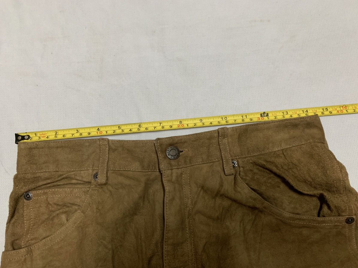 Calvin Klein × Genuine Leather CK Leather Pants - Calvin Klein Leather Trousers Size US 30 / EU 46 - 15 Thumbnail