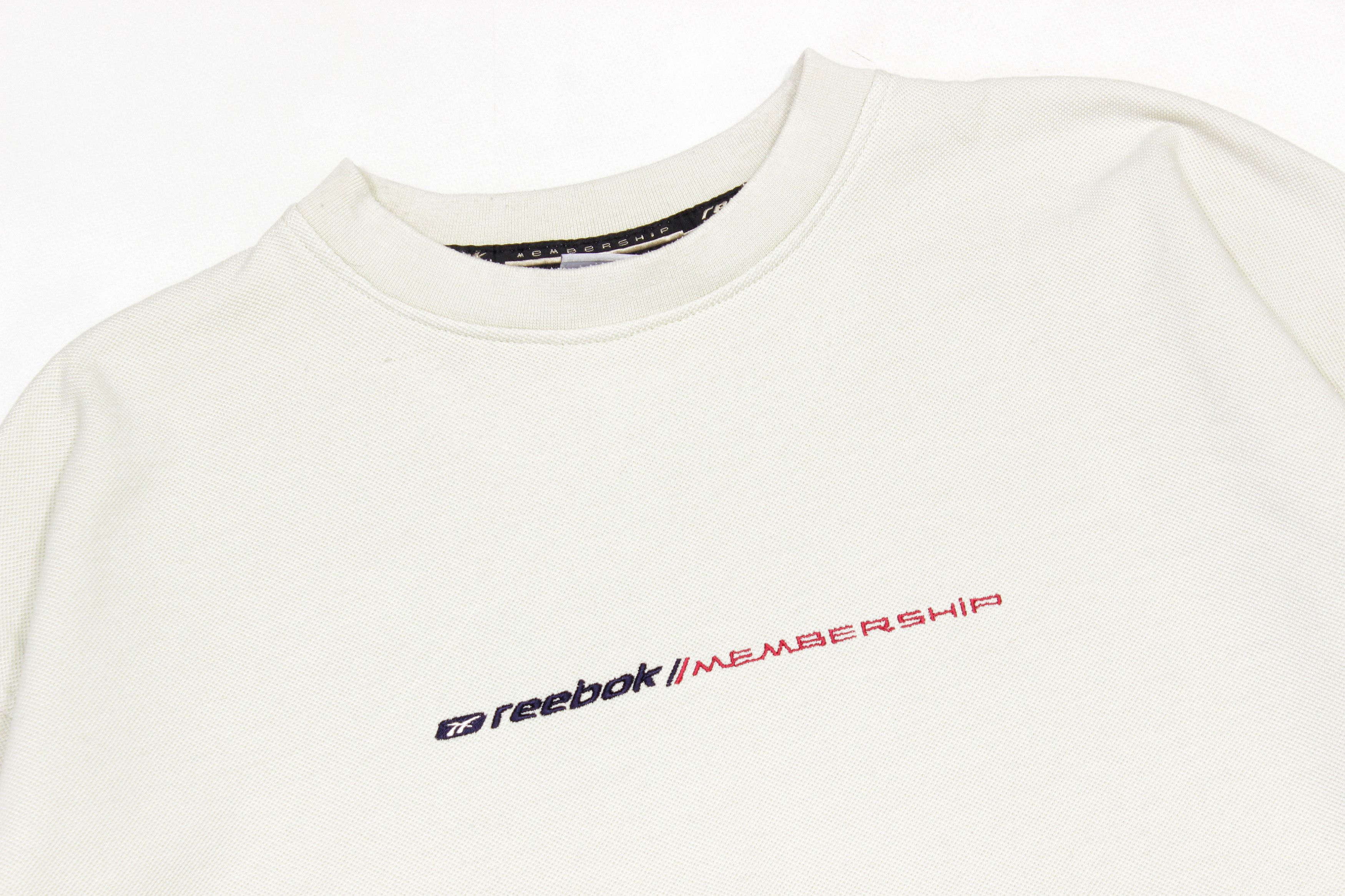Reebok 90S Center Logo Membership Sweatshirt Vintage Size US L / EU 52-54 / 3 - 3 Thumbnail