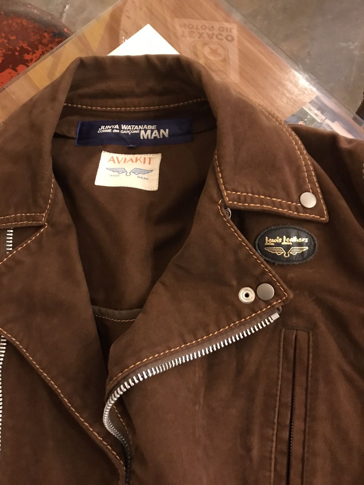 Junya Watanabe JUNYA WATANABE MAN x Lewis Leathers Cotton Riders 