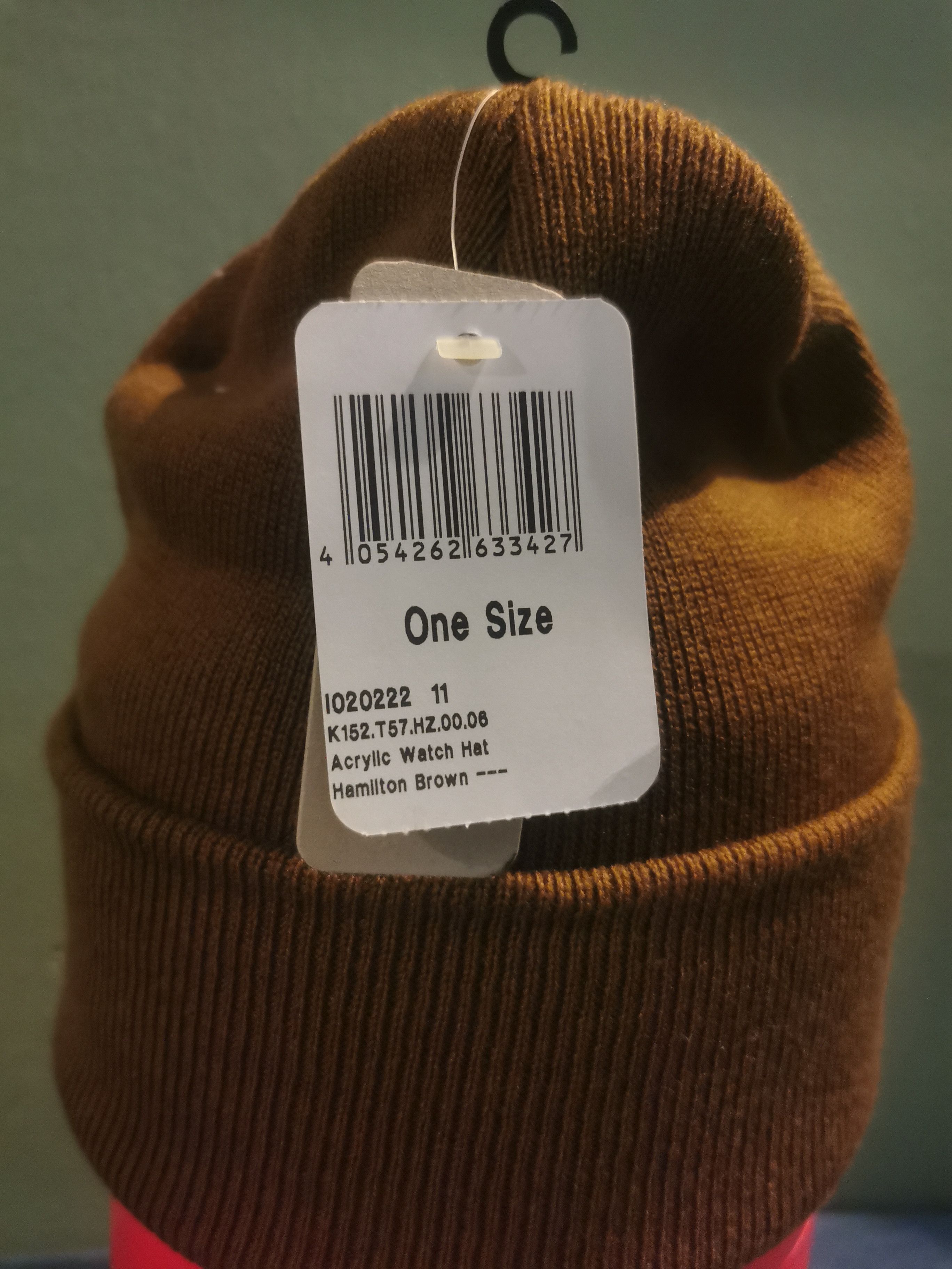 Carhartt × Carhartt Wip NWT Carhartt Wip Acrylic Watch Hamilton Brown Beanie Hat Size ONE SIZE - 4 Thumbnail