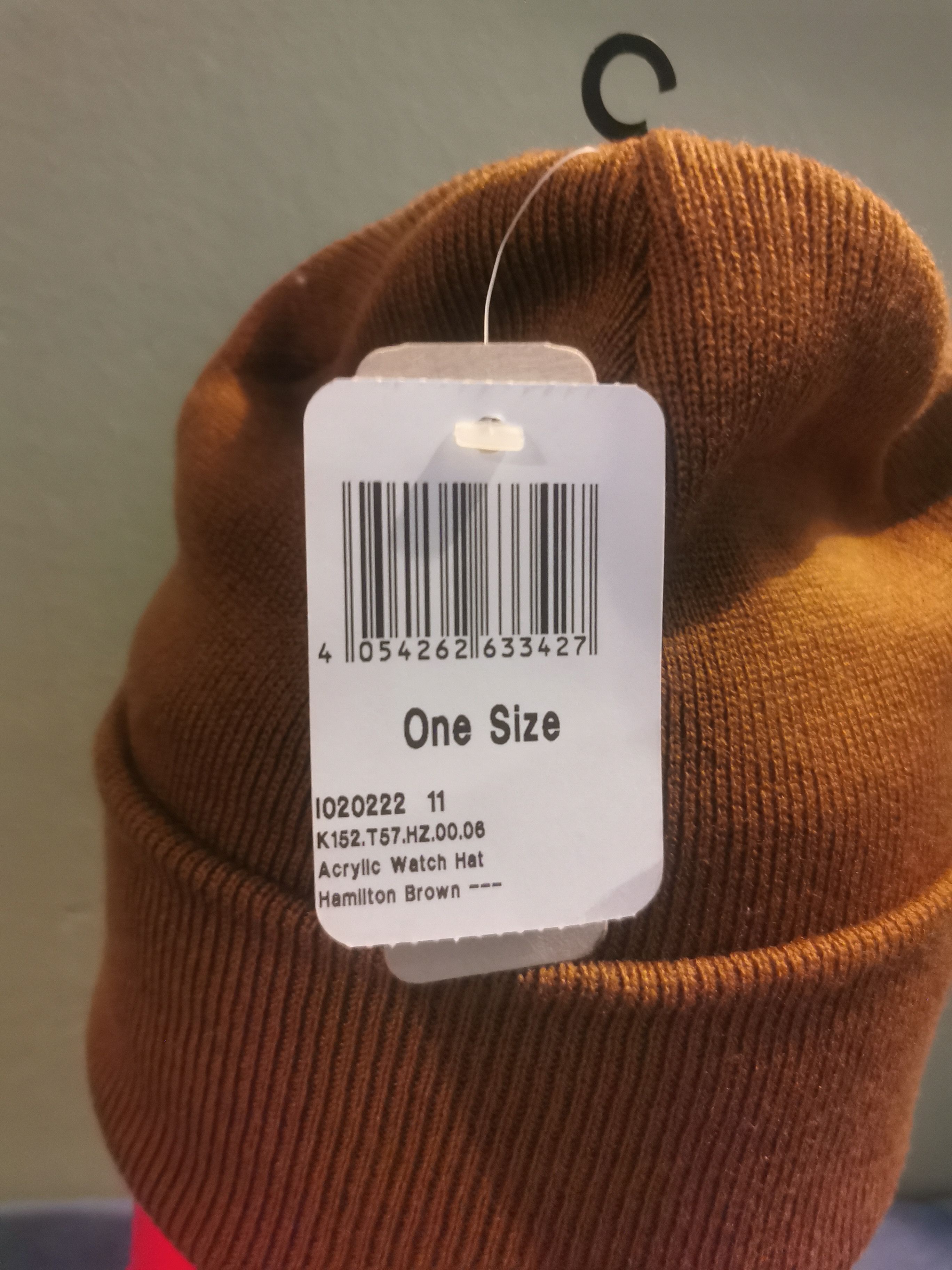 Carhartt × Carhartt Wip NWT Carhartt Wip Acrylic Watch Hamilton Brown Beanie Hat Size ONE SIZE - 5 Thumbnail