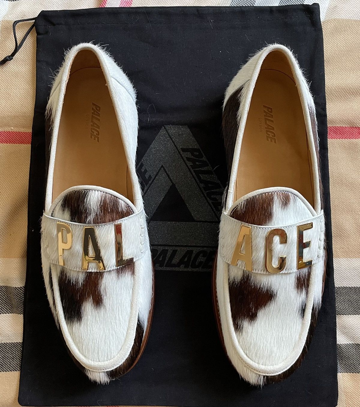 Palace Palace Faux Pony Loafers Grailed