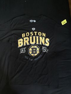 Majestic Boston Bruins T-Shirt Adult Large Yellow 2013 Stanley Cup Finals  NHL