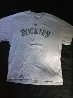 Vintage 90s Cotton White Fruit of The Loom MLB Colorado Rockies T-Shirt -  Medium– Domno Vintage