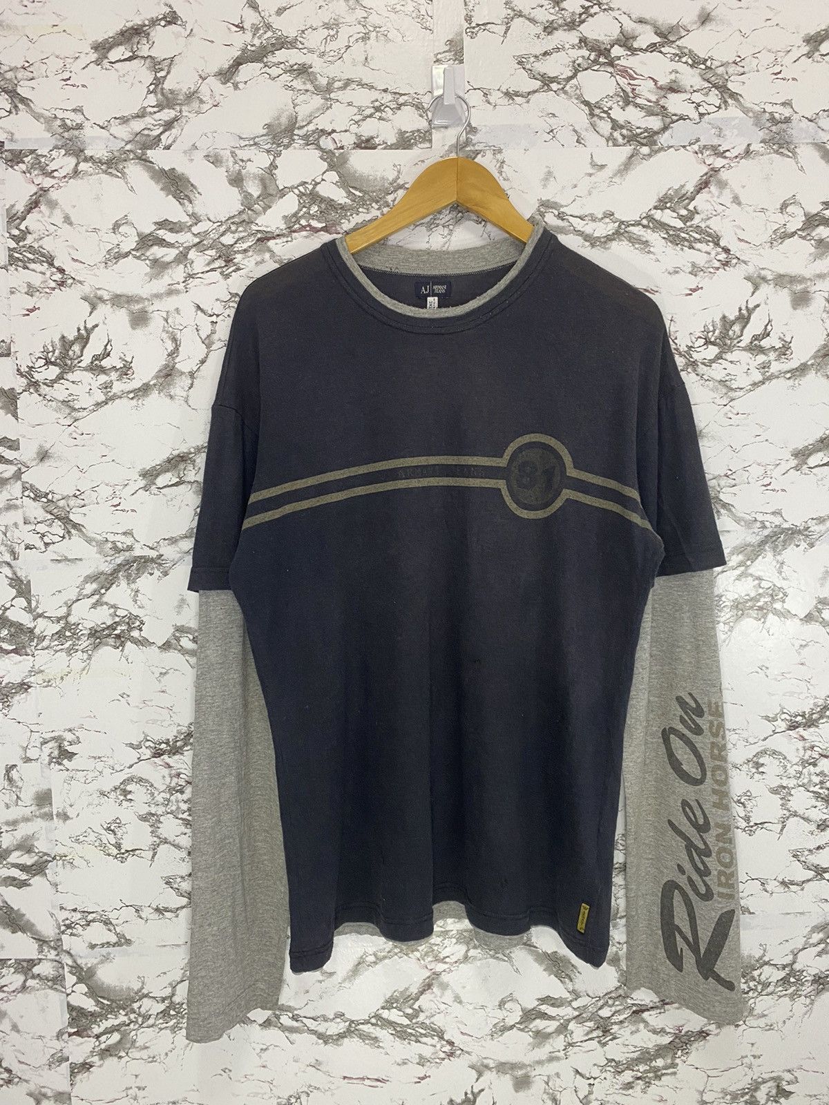 Armani Exchange Armani Exchange Ride On Long Sleeve Size US M / EU 48-50 / 2 - 2 Thumbnail