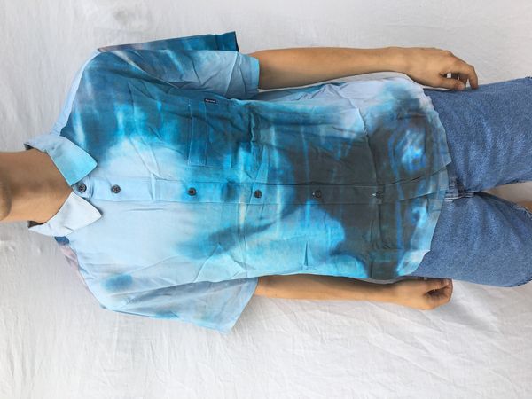 Supreme My Bloody Valentine Rayon S/S Shirt Loveless Blue | Grailed